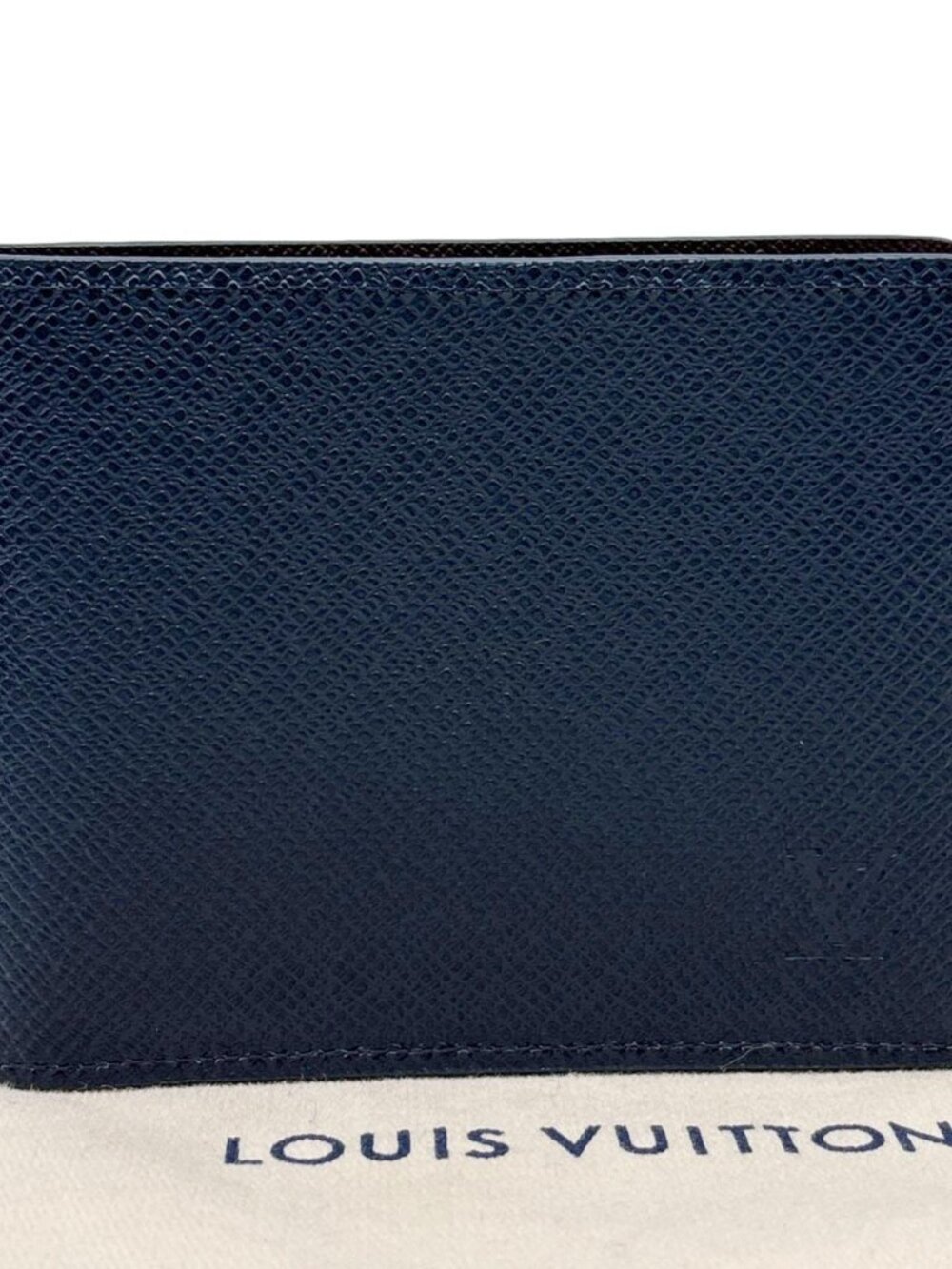 Louis Vuitton Taiga Leather Multiple Wallet Navy Blue - Picture 3 of 12
